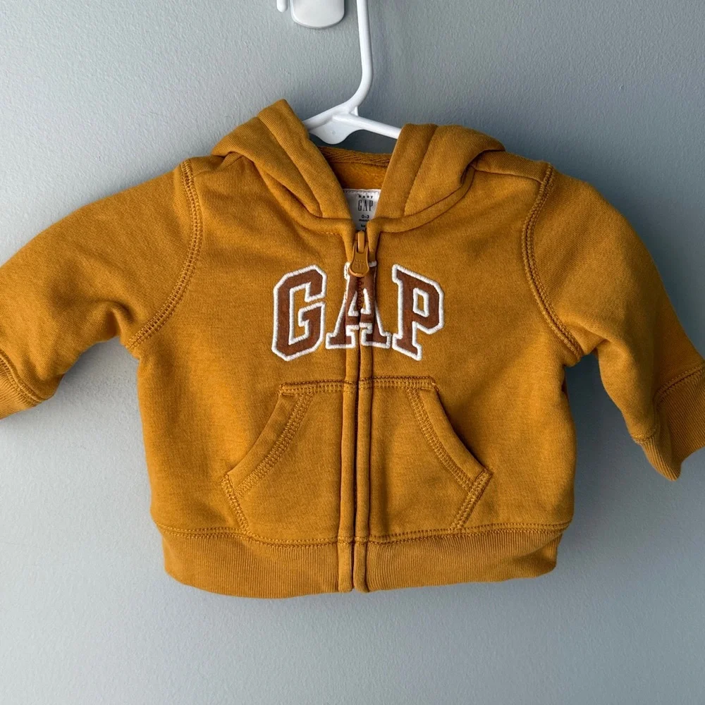 Gap‎ Infant 0-3 Months Yellow Full Zip Jacket